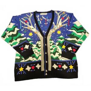 Festive Jack B. Quick Christmas Sweater size large